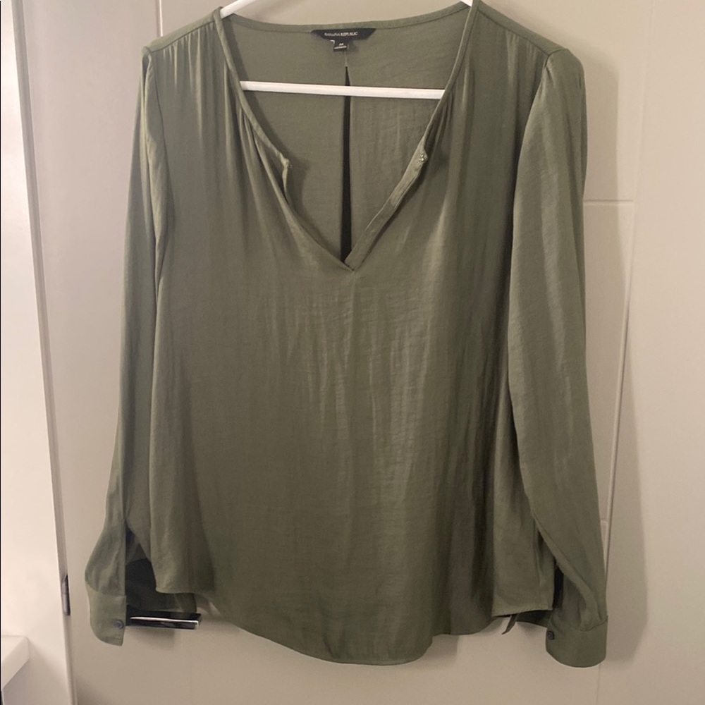 Olive Green Women's Top